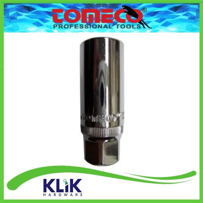 Tomeco Mata Kunci Sok Shock Busi 1/2&quot;x 19 mm - Spark Plug Sock Roda Racing 19 mm