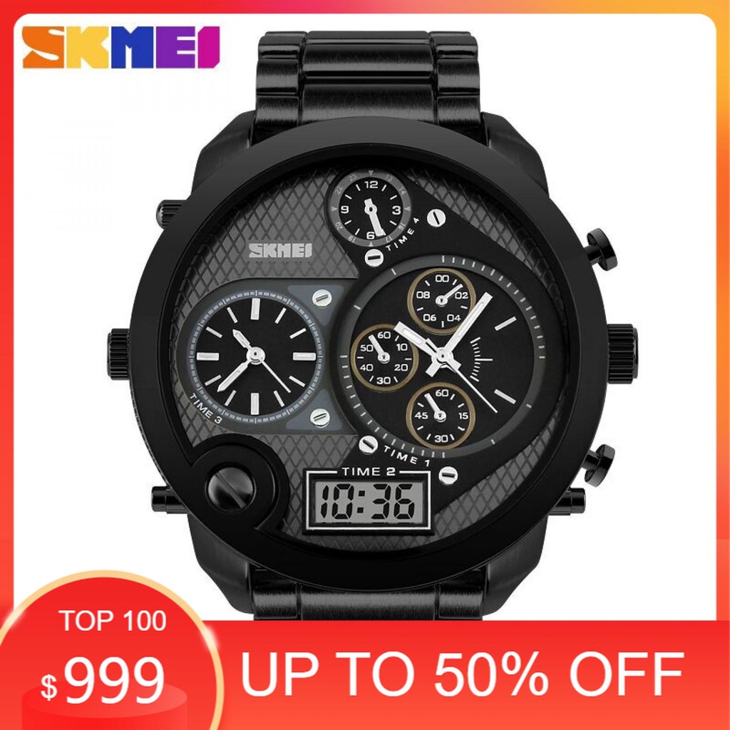 SKMEI Jam Tangan Digital Analog Jumbo Pria - AD1170