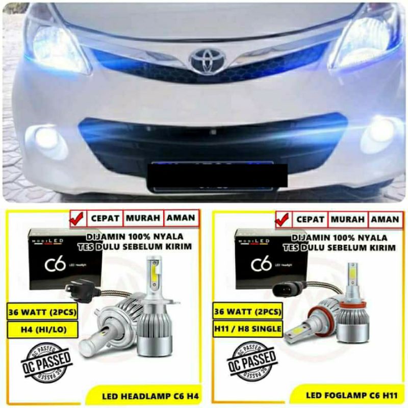 LAMPU UTAMA MOBIL | LED HEADLAMP | Avanza-Xenia-Jazz-Calya-Sigra-Brio