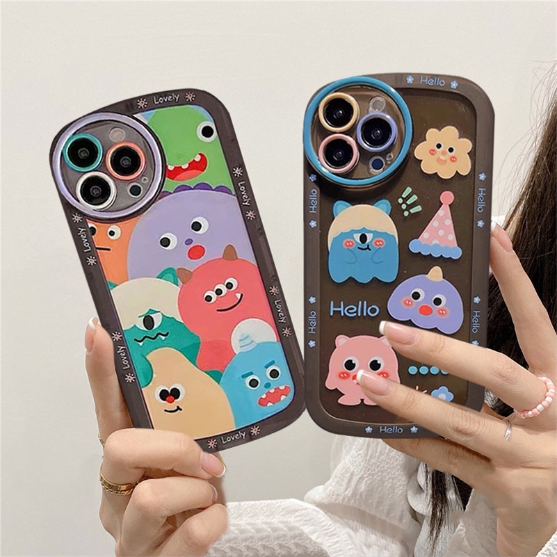 Casing Samsung A03s A03 A12 A13 A22 A32 A33 A53 A73 A23 A52s A52 A72 A50 A50s A30s A20 A02s A11 A10 Motif Little Monster