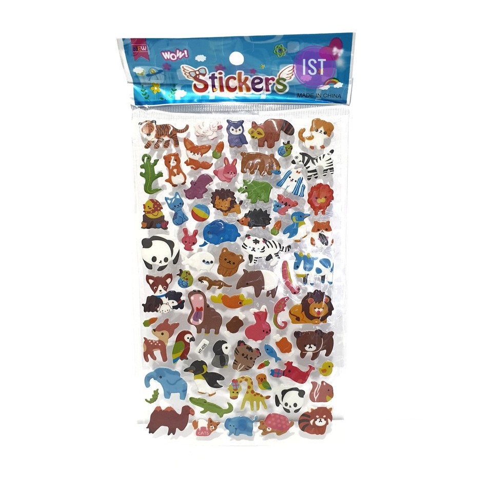 

[TERMURAH] STICKER STIKER TIMBUL ANIMAL BINATANG