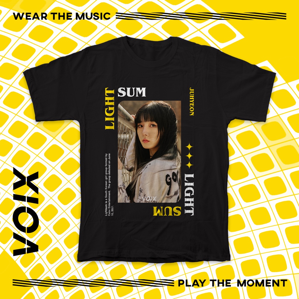 Kaos Kpop Lightsum "ALIVE" Tee - Juhyeon, Sangah, Chowon, Nayoung, Hina, Yujeong, Huiyeon, Jian