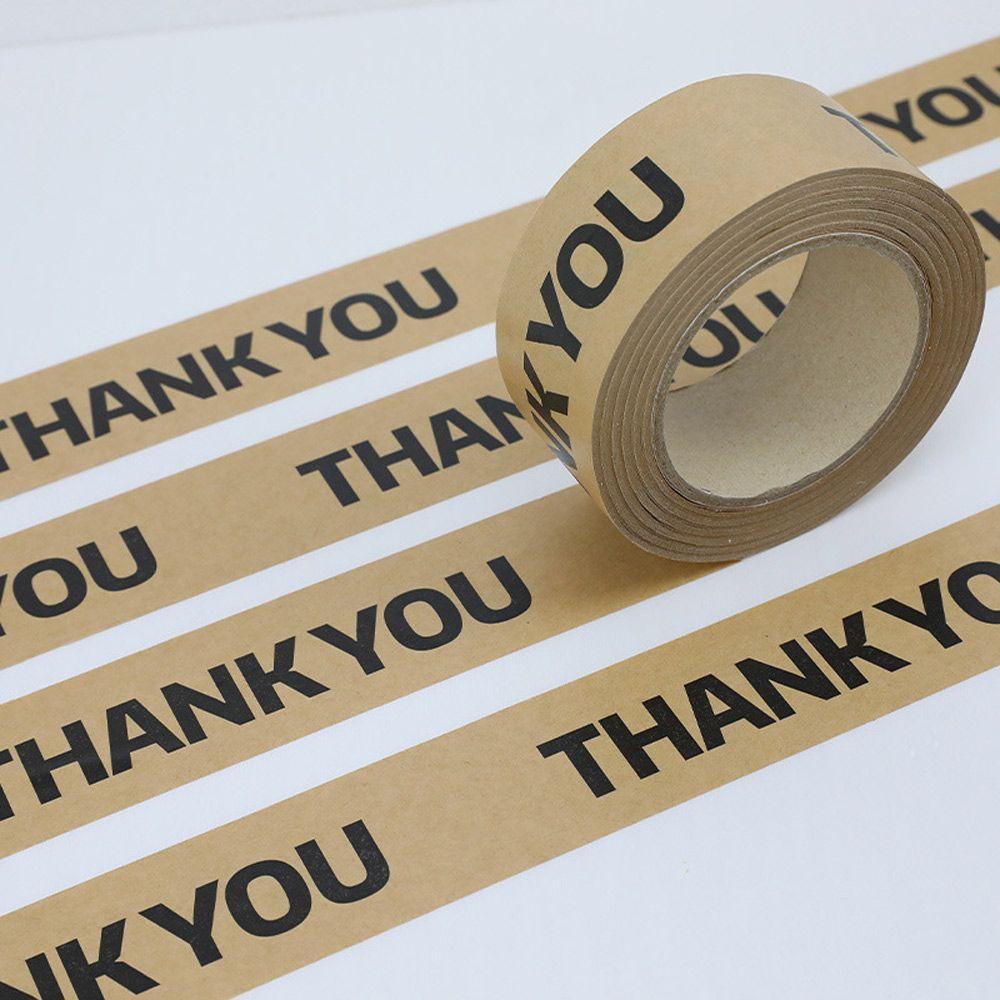 Top Kraft Paper Tape Kuat Lengket Takeaway Flower Shop Sealing