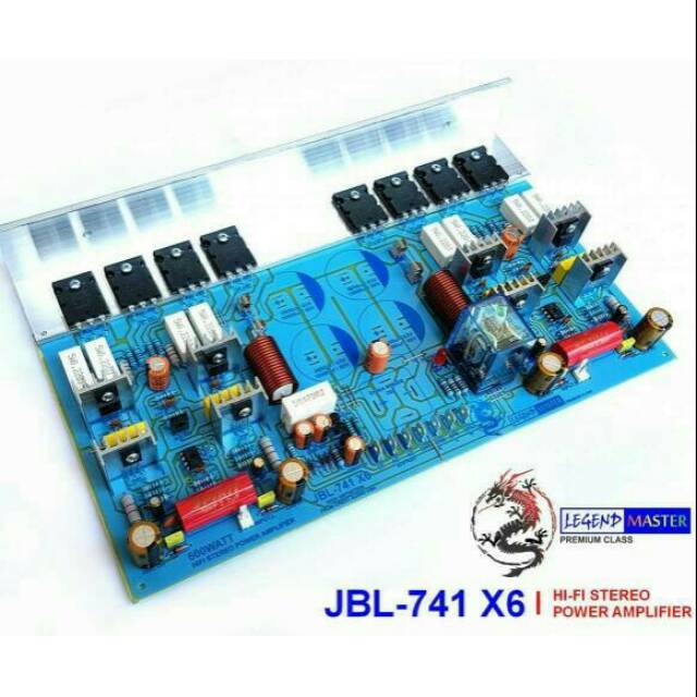POWER AMPLIFIER 600W STEREO JBL-741 X6