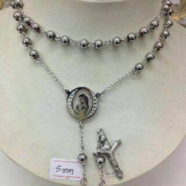 kalung rosario titanium