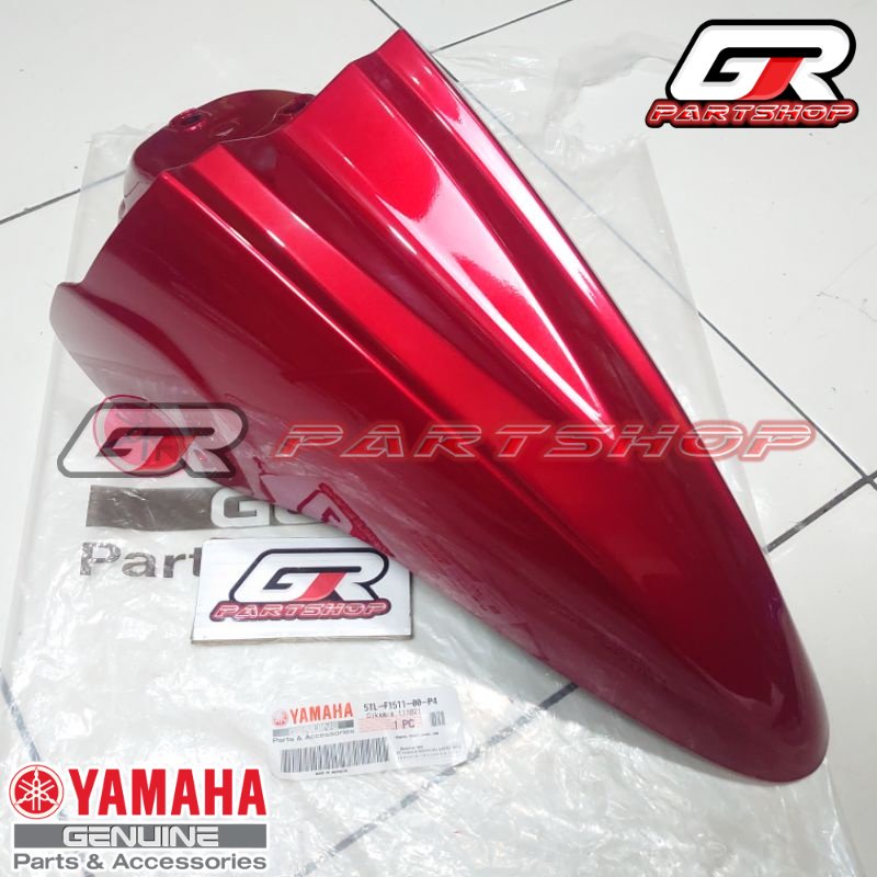 spakbor depan mio sporty 5TL merah maroon ori ygp original yamaha slebor fender front original yamaha merah marun maron