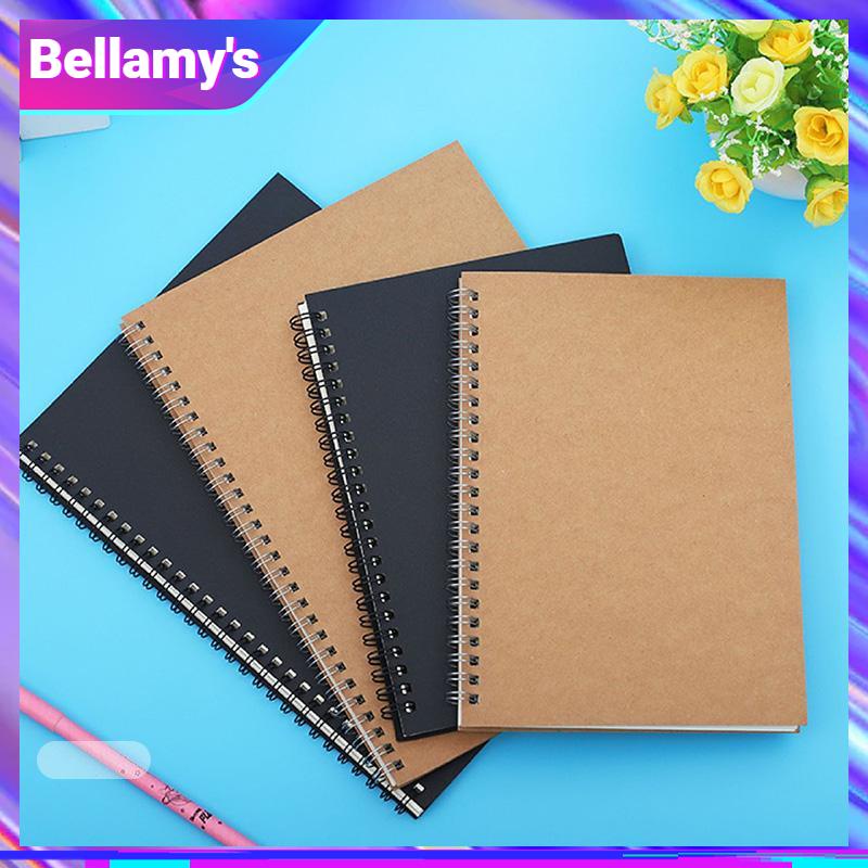 

COD ❤️ A5 Kraft Paper Coil Book Simple Student Notebook Meeting Notepad Buku Akuntansi Portabel-Bellamy's