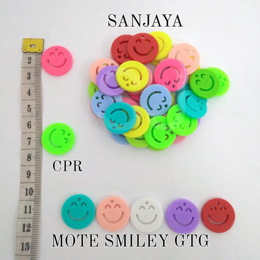 MOTE SMILEY/ MANIK EMOTICON / MANIK SENYUM / MANIK SMILEY / MOTE SMILEY GTG CPR