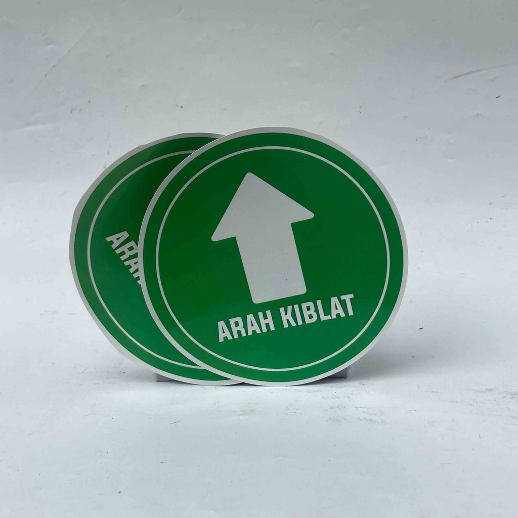 Jual Stiker Arah Kiblat Sticker Untuk Masjid Sticker Penunjuk Arah Kiblat Waterproof Shopee 4944