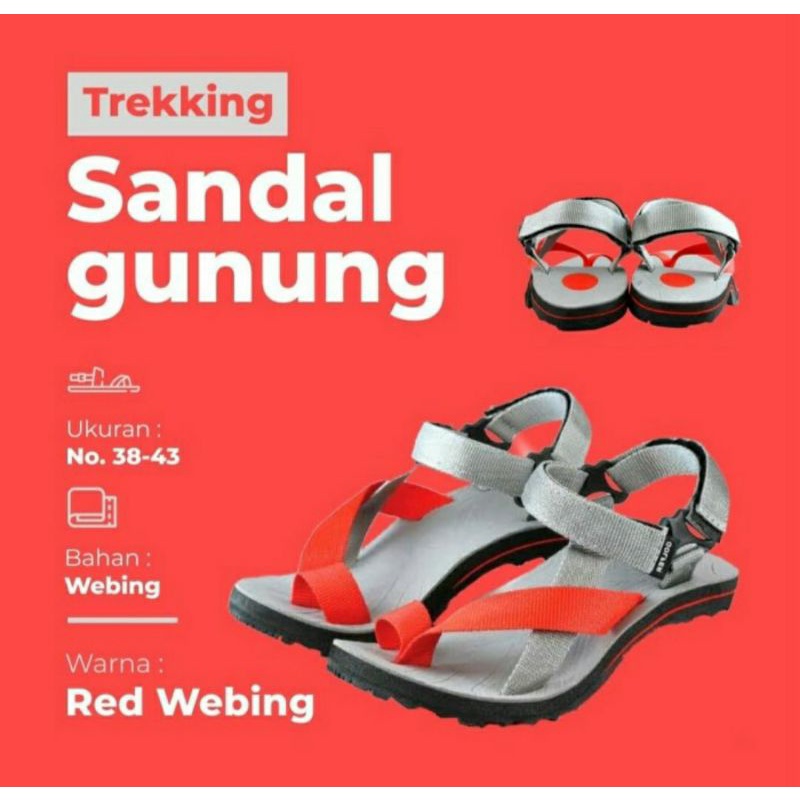 Sandal Gunung MZ-1 Original - Sandal Tracking Hiking Outdoor Traveling Adventure ORI -39