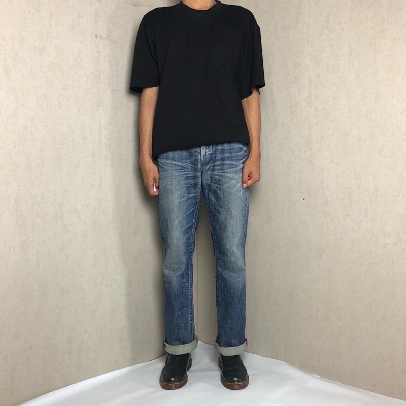 VINTAGE EDWIN BLUE TRIP JEANS