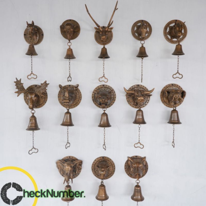 Bel Lonceng Kuningan Lonceng Pintu Pagar Rumah