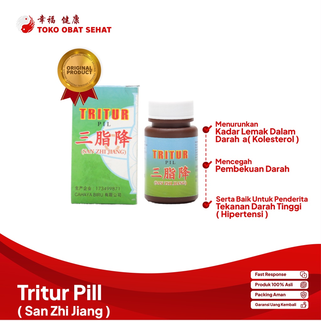 TRITUR obat asam urat - kolesterol herbal