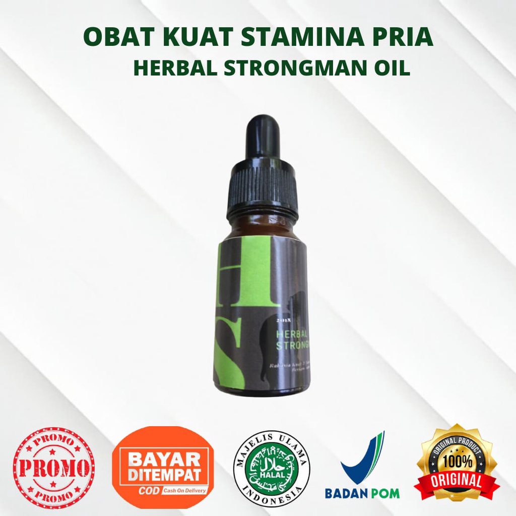 HERBAL STRONGMAN OIL OBAT KUAT STAMINA PRIA