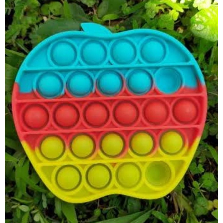 (FREEKELERENG) (JUMBO) POP IT UNICORN 20CM JUMBO POP IT BESAR UNICORN-Apel