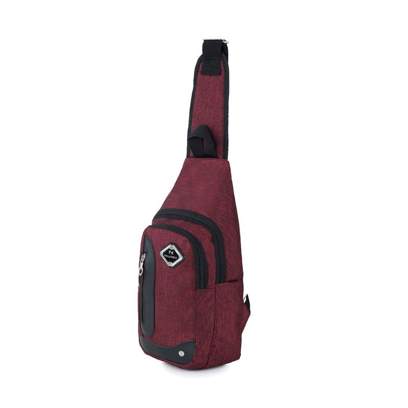 Tas Waistbag Pria Terbaru | Tas Selempang Polo Net | Salempang Simple Bag Stylish