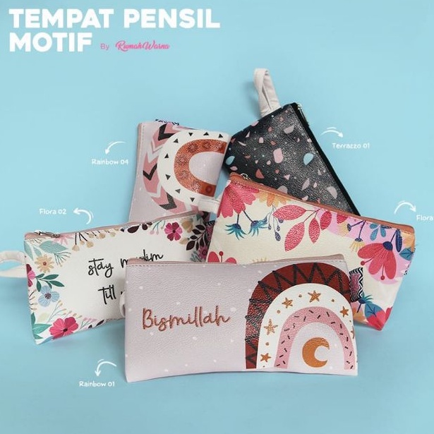 

Tempat Pensil Bahan Vinyl Tahan Air by Rumah Warna