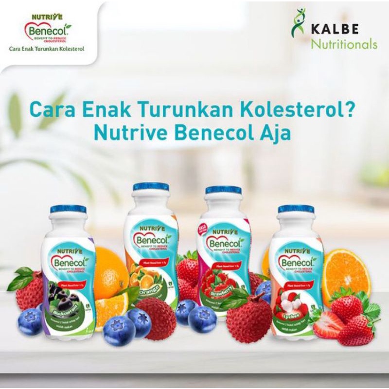 

FREE 1 Botol !!! Nutrive Benecol isi 6X100 ML / Susu Buah Penurun Kolesterol