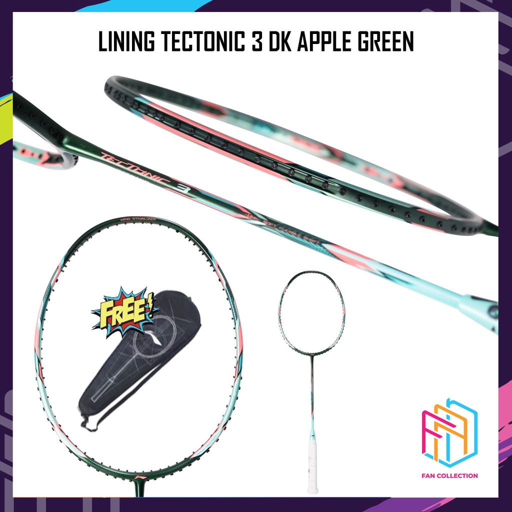 LINING Tectonic 3 Raket Badminton Original