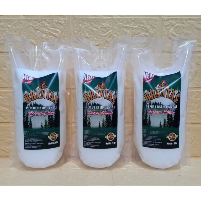 KARBOL CEMARA / PINUS POUCH (REFILL) &amp; BOTOL 1 LTR