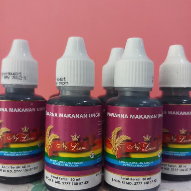 

31.87-Kue- Pewarna Ungu Ny Liem (Water Based) -Terlengkap-Termurah-Dijamin.