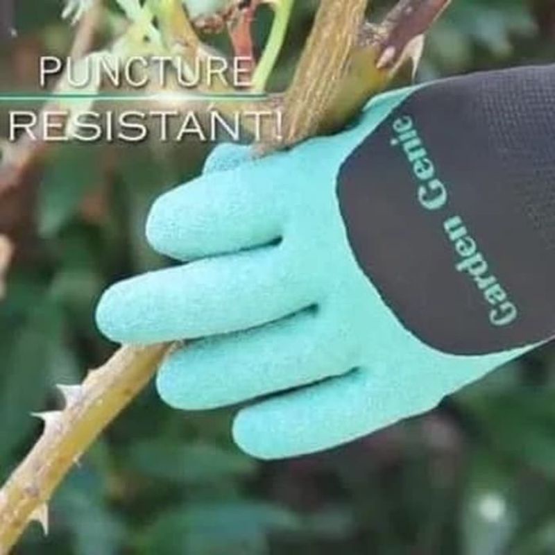 MJ88 Sarung tangan berkebun bisa untuk menggali tanah Garden gloves Peralatan Alat Sarung Tangan Berkebun Tanaman Dengan Cakar  GARDEN GENIE GLOVES