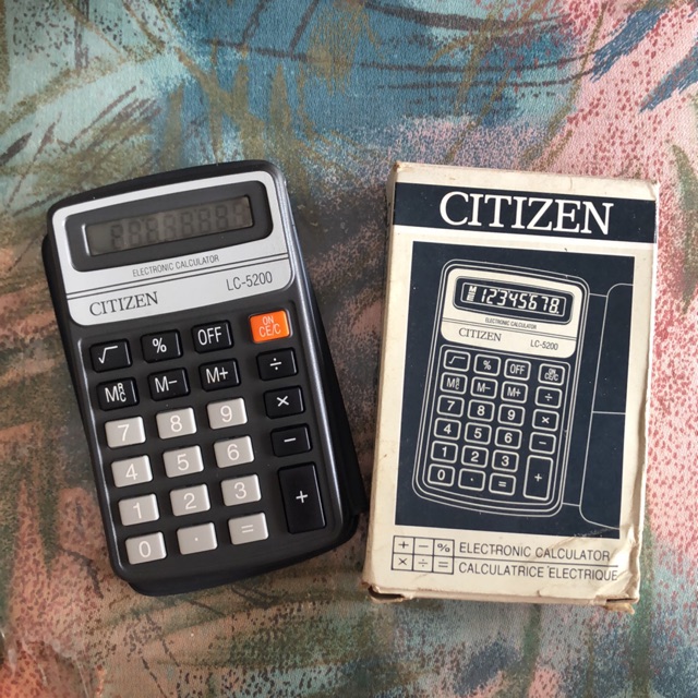 

Kalkulator Citizen 5200