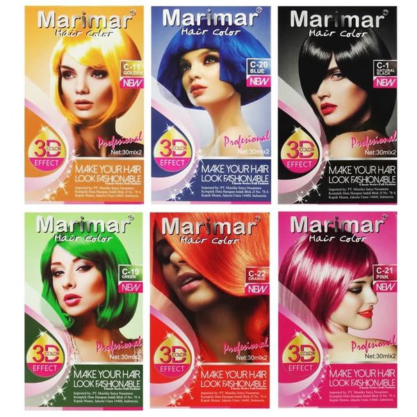 MARIMAR HAIR COLOR 3D COLOR EFFECT 30MLX2 NEW