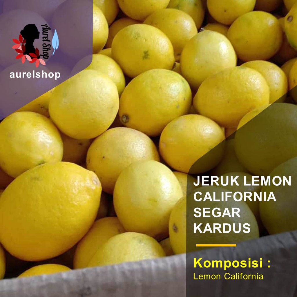 

Jeruk Lemon California Segar Kardus 15 kg