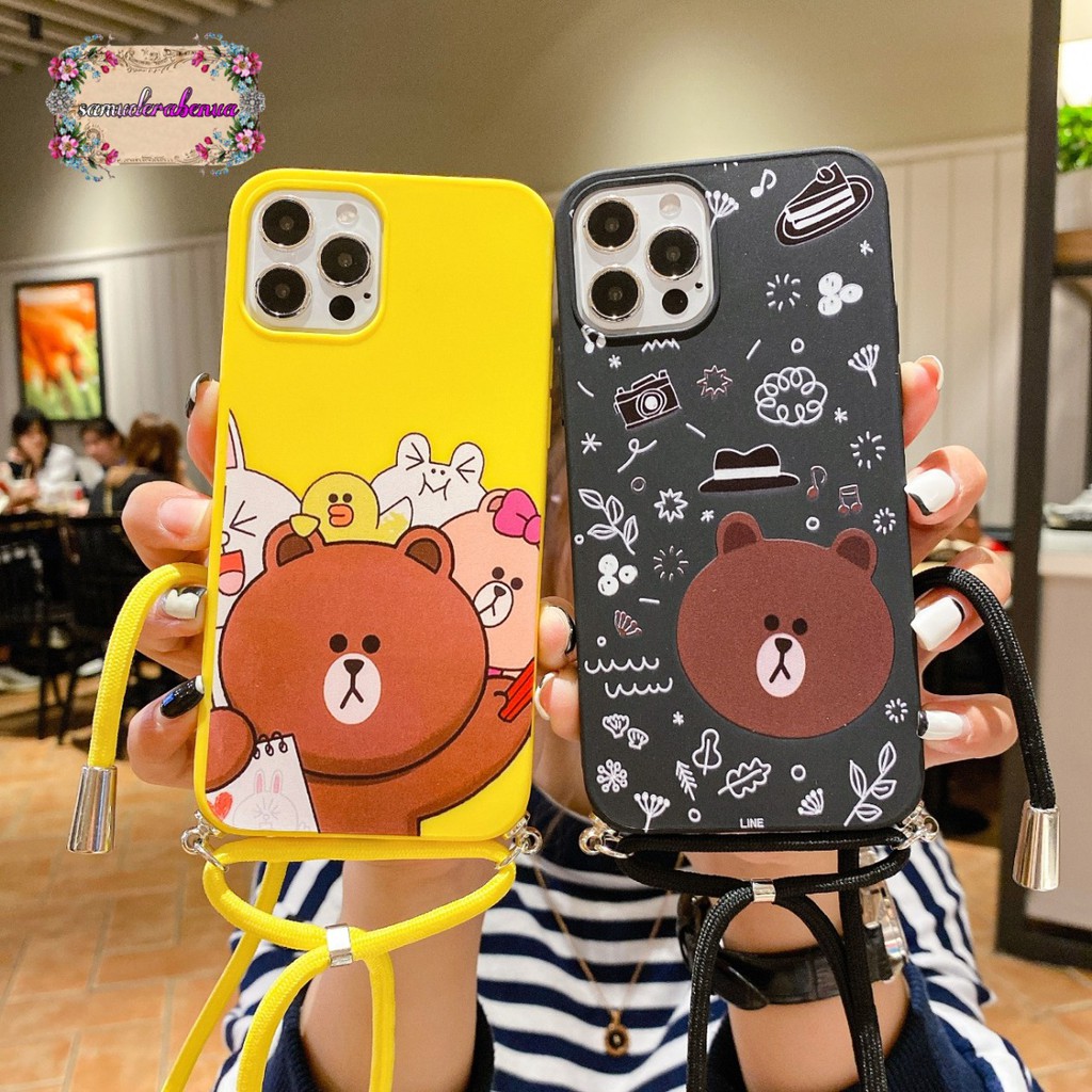 SS157 Softcase Slingcase Lanyard BEAR Vivo Y53 Y71 Y71i Y81 Y81c V5 V5s Lite Y65 Y69 SB1518