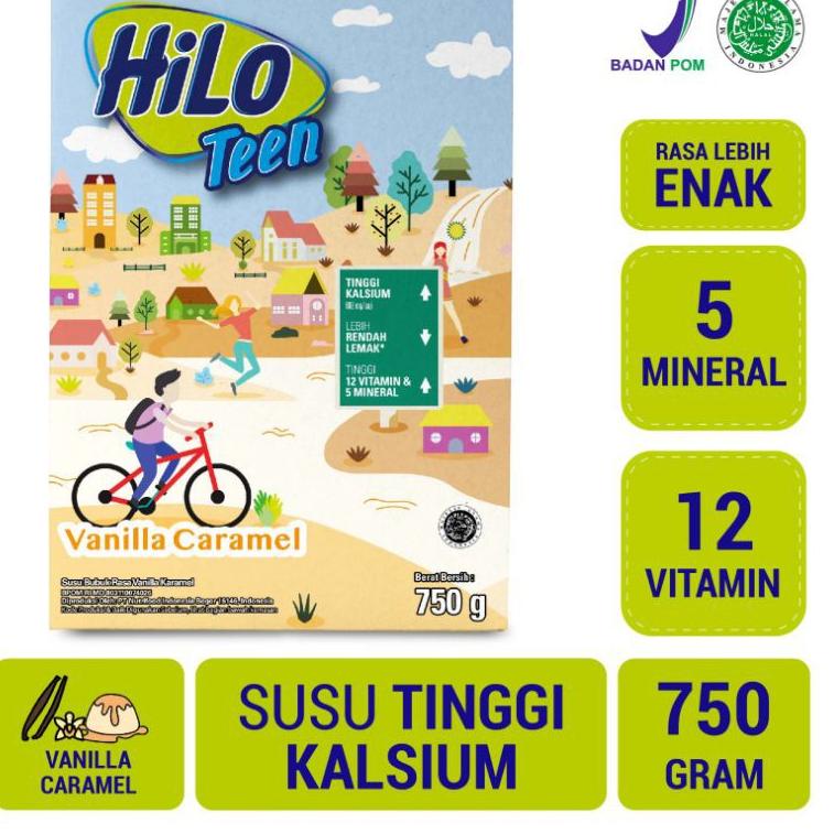 

aj✺Best Seller✯↓ HiLo Teen Vanilla Caramel 750 gr HiLo Teen Chocolate 750 gr ↓