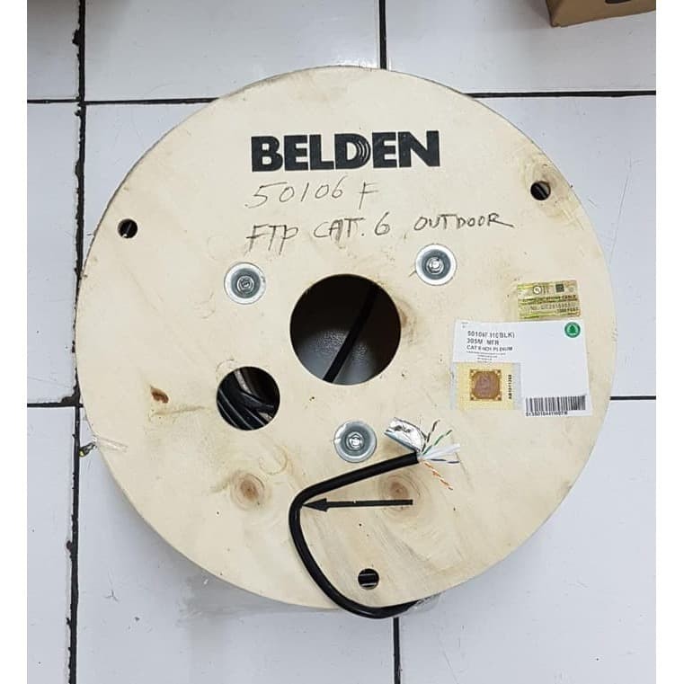 Belden Kabel Lan STP Cat6 Cable FTP Cat 6 Outdoor ( Per Meter ) 50106F