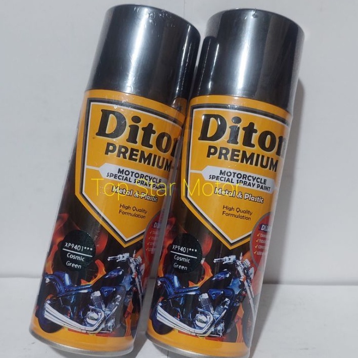 Pilok Pilox Cat Semprot Diton Premium Cosmic Green 9401 XP9401 Hijau 400cc Cat Semprot Xirallic Premium l