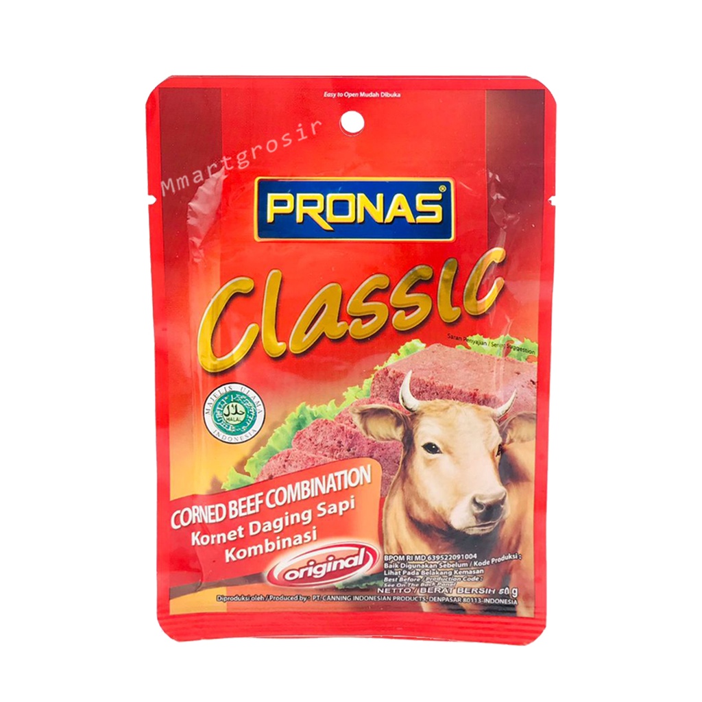 PRONAS CLASSIC KORNET DAGING SAPI ORIGINAL 50g