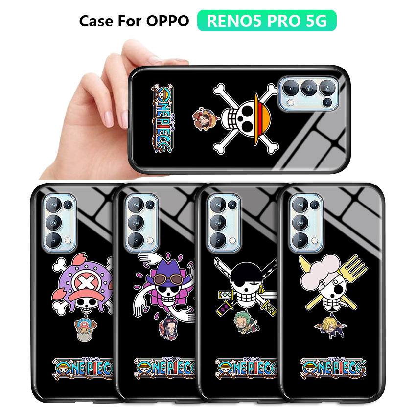 Jual Casing Tempered Glass Oppo Reno 5 Pro 5g Gambar Karakter Anime One