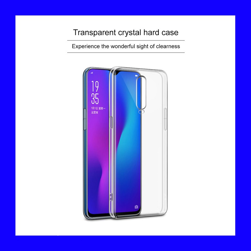 Oppo R17 Pro - Clear Hard Case Casing Cover Transparan
