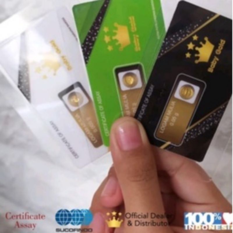 baby gold emas mini logam mulia 0,05 gram