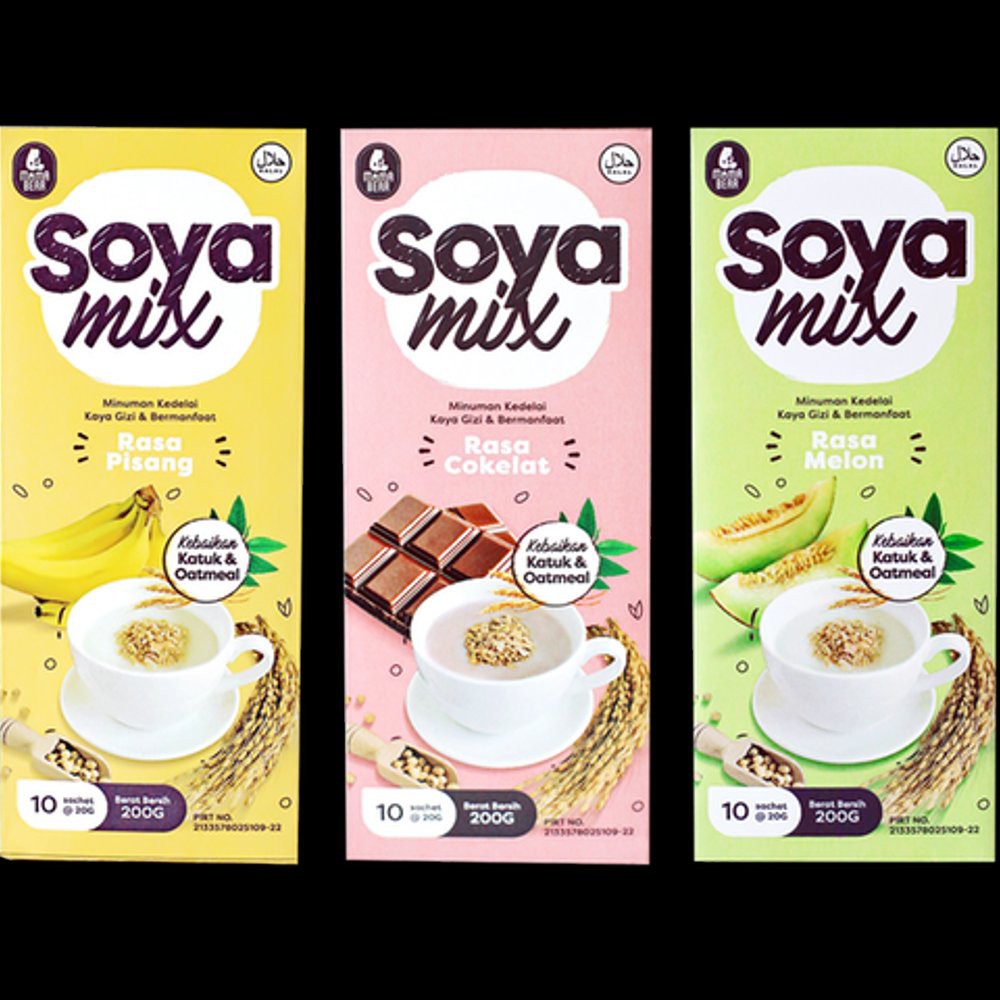 Mama Bear Soya Mix Minuman Pelancar ASI Soyamix Booster ASI