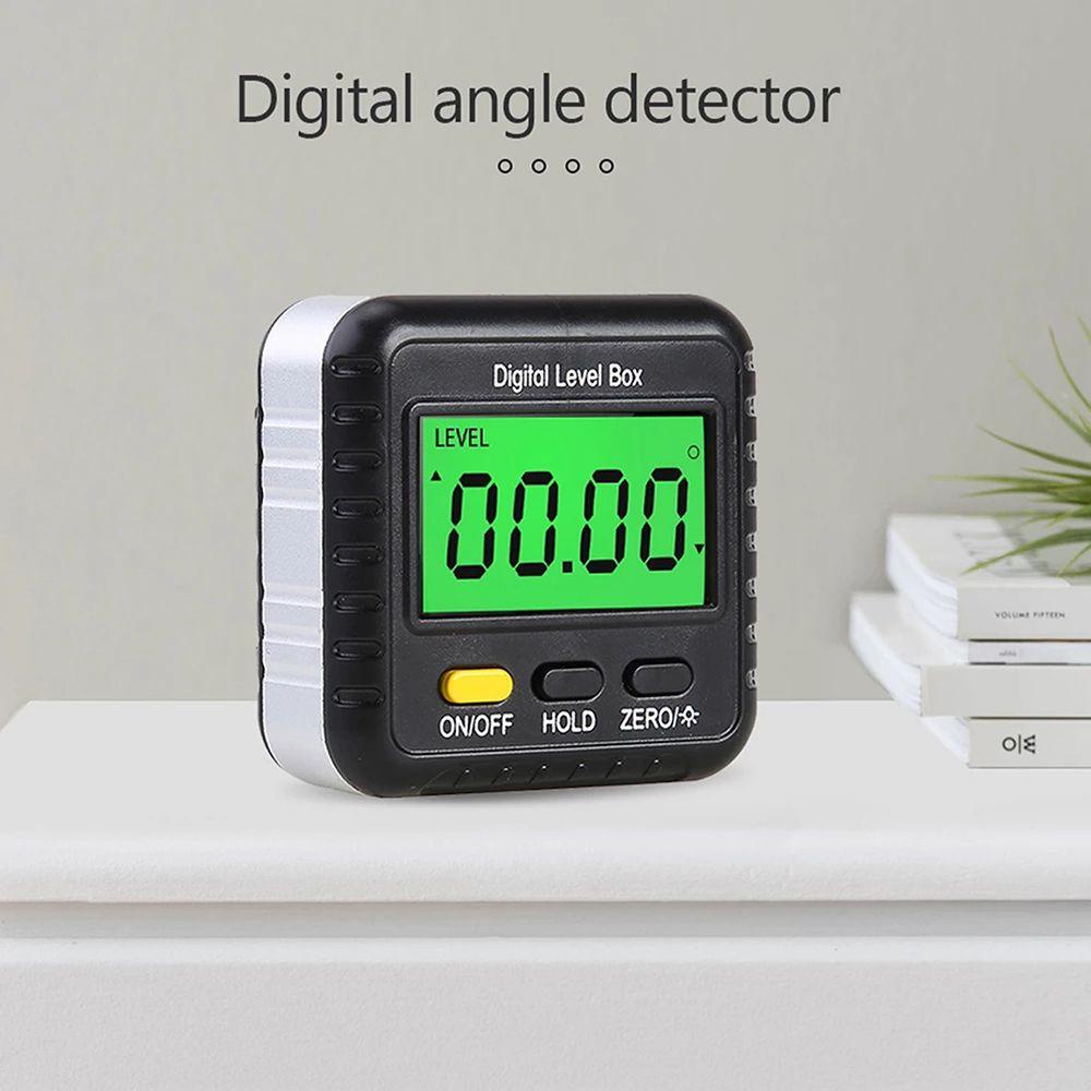 Solighter Digital Level Box Angle Finder Mini LCD Backlight Pengukur Kadar Goniometer Elektron