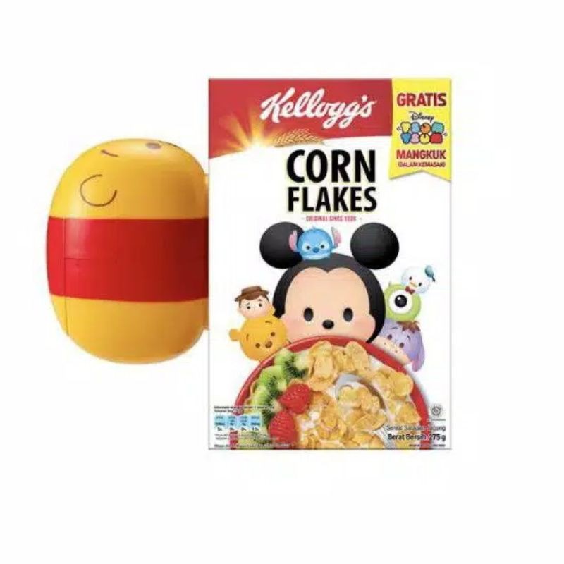 Kelloggs Cornflakes Tsum Tsum free mangkok