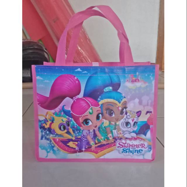 

tas ulang tahun tas souvenir tas ultah shimmer and shine