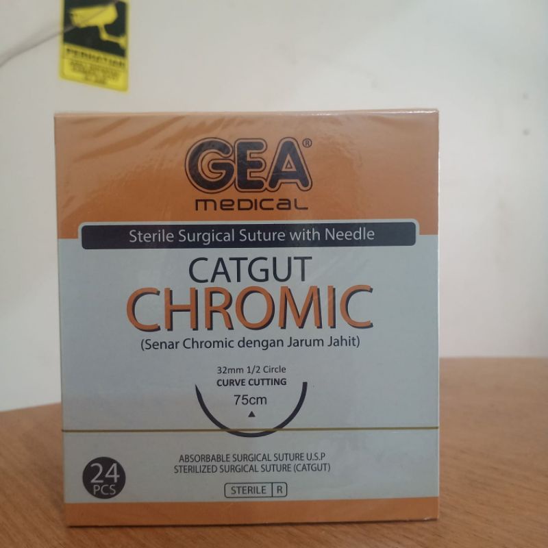 Catgut Chromic Gea 2/0 / Catgut Plain Gea 3/0 / Catgut Chromic Gea / Catgut Plain Gea / Catgut Gea