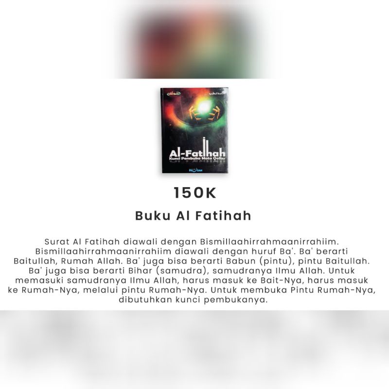Buku Al Fatihah