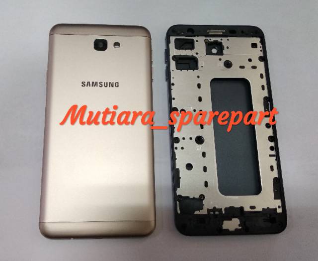 CASSING HOUSING SAMSUNG J7 PRIME G610 BACKDOOR FULLSET FRAME