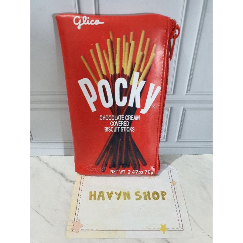 tempat pensil KAIN SNACK/pencil case bahan kain murah-Pocky dompet
