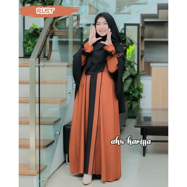 GAMIS ORIGINAL AKU KARISSA FUJI SET SYARII MODEL TERBARU WANITA