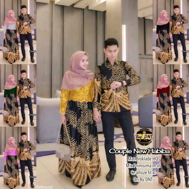 SHOPASHOP SOLO - Batik Couple New Habiba atasan muslim gamis brokat kebaya brokat busana muslim