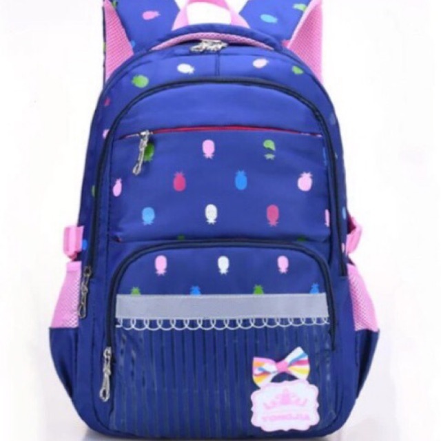 Ransel anak tas anak motif nanas backpack anak tas sekolah anak backpack multifungsi pineapple