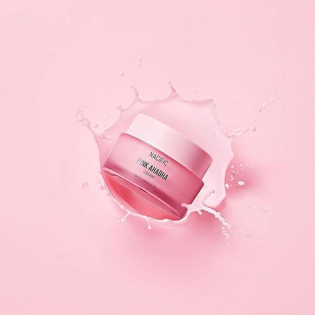 nacific pink aha bha cream original share/ full krim muka korea cream nacific