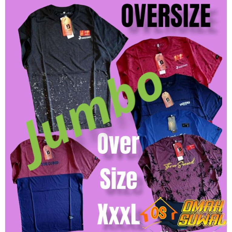 KAOS OVERSIZE XXXL KAOS JUMBO PRIA KAOS OVERSIZE OBLONG JUMBO KAOS DISTRO JUMBO PRIA KAOS BIG SIZE XXL XXXL